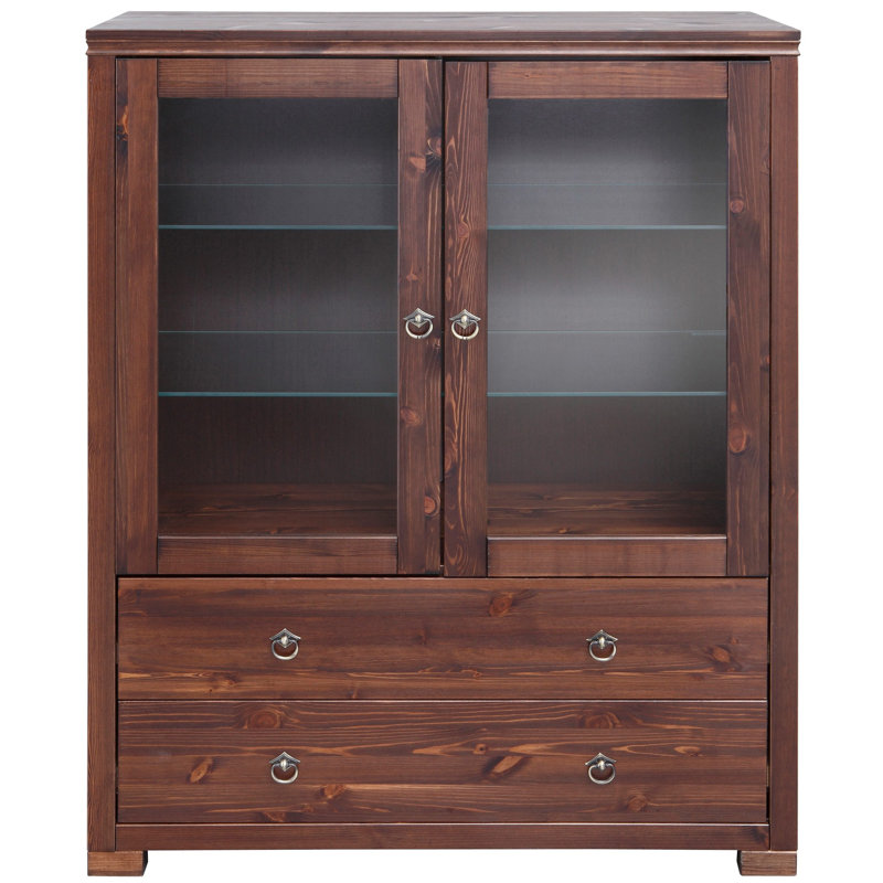 Crist Display Cabinet, Dark Brown