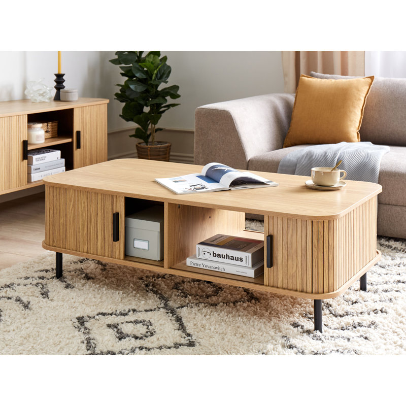 Prestin Four Leg Coffee Table with Storage