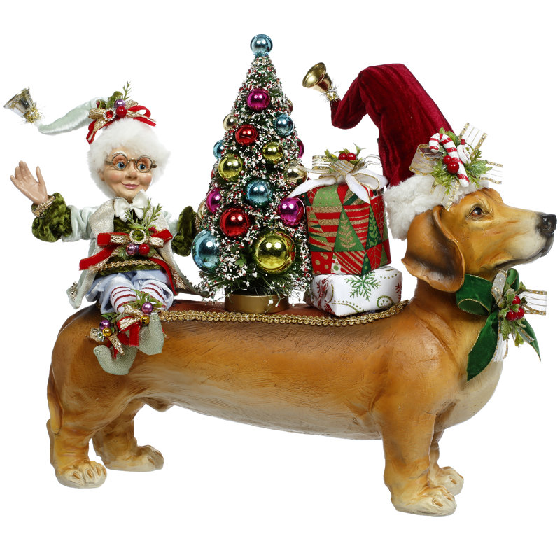Nothing But A Hound Dog And Elf - 15 Inches