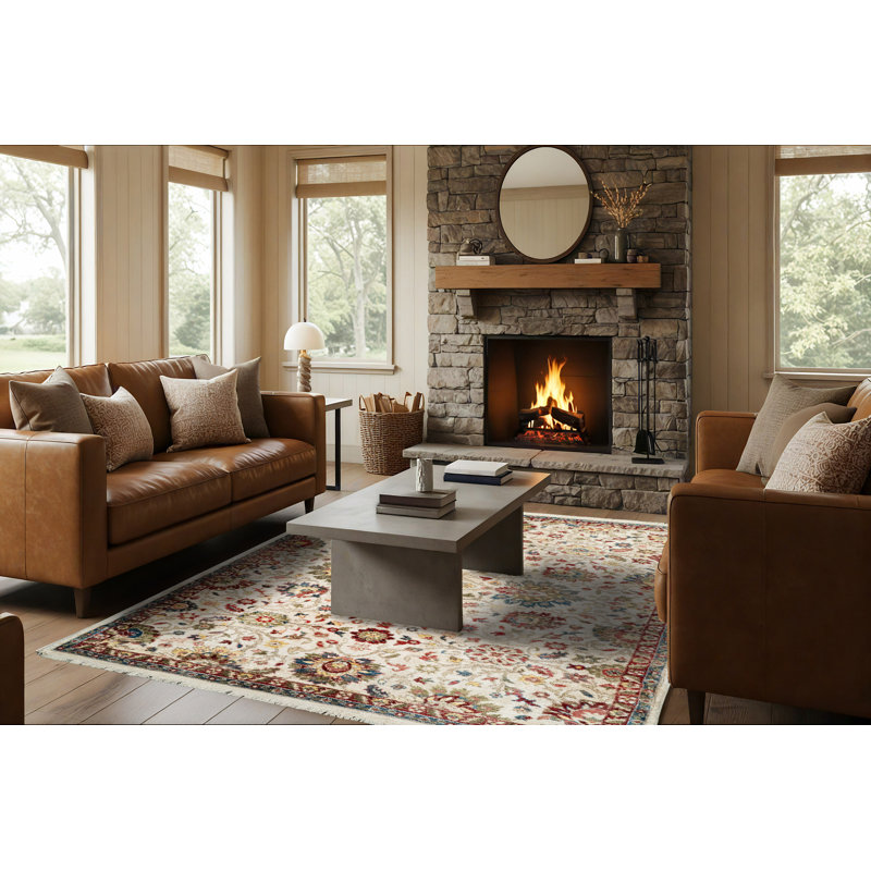 Dahl Oriental Indoor Rug, Rectangle 3'11" x 5'7"