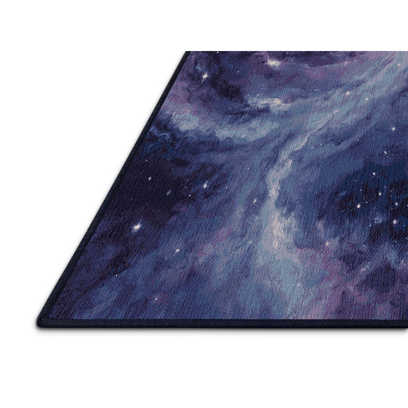 Tapis mauve lavable à la machine, Rectangle 2 pi x 3 pi