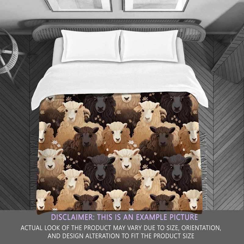 Machine Printed Comforter, Twin Extra Long Comforter