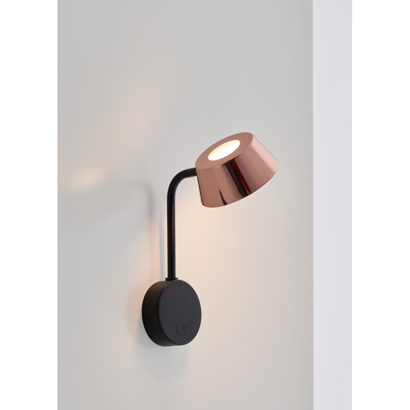 Vada 1 - Light LED Armed Sconce, Copper