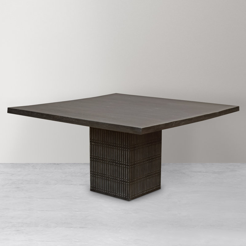 Table de salle à manger en bois massif, H 31 po x L 60 po x l 60 po