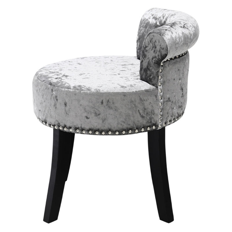 Solid + Manufactured Wood Accent Stool