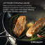 Circulon Clad Stainless Steel Sauté Pan with Lid and Hybrid SteelShield and Nonstick Technology, 5 Quart