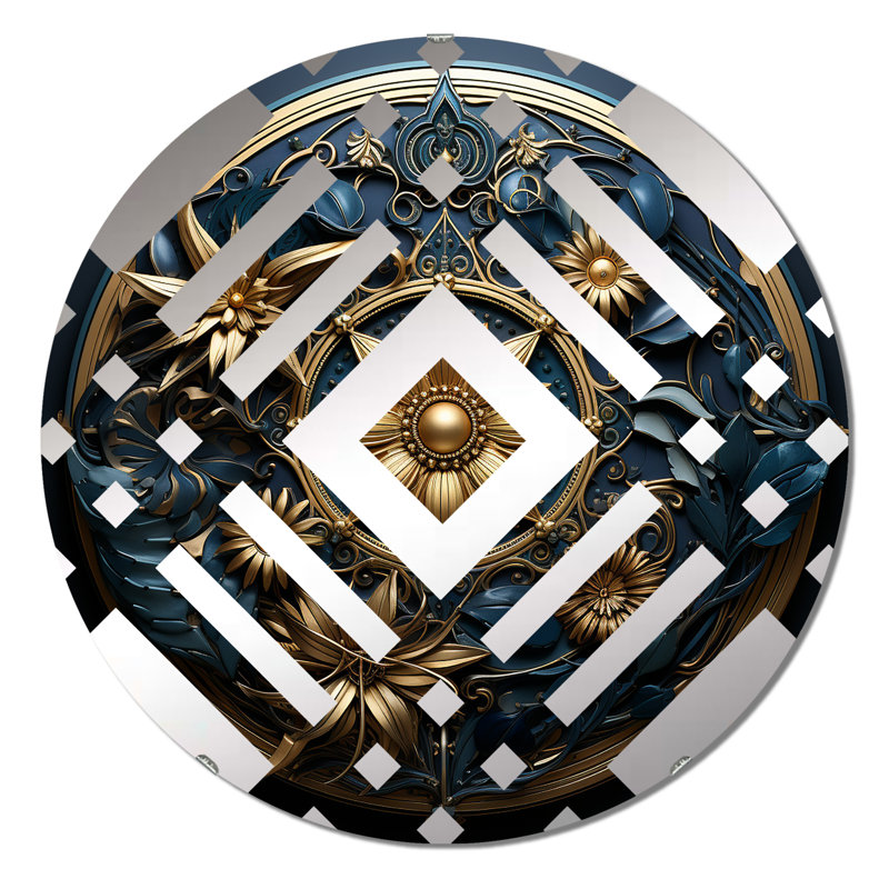 Idledale - Miroir décoratif diamant, 31,4 po x 31,4 po