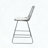 Modern Wire Counter Stools with Water-Resistant Cushions, Set of 2-69527861