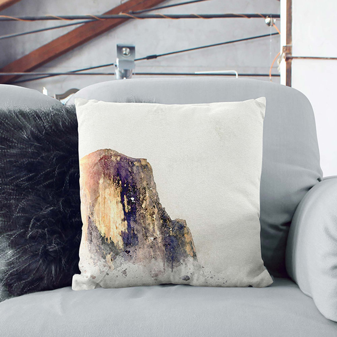 Half Dome at in California Cushion with Filling