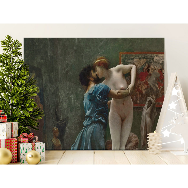 Mincey 1 Piece Wrapped Canvas Wall Art Set, 48x32