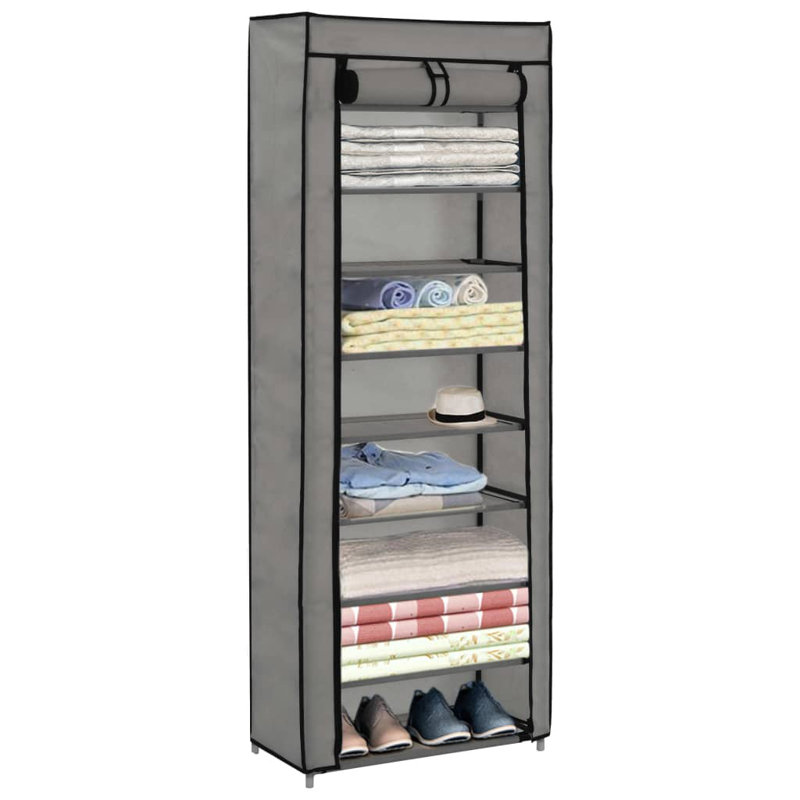 20 Pair Flip Down Shoe Storage, Grey