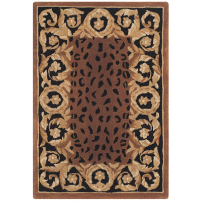 Tapis oriental en laine touffeté à la main Lenora Naples