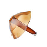 Andromeda Vase-Dark Amber-Lg