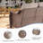 Sami 6-Piece Wicker Patio Furniture Set, 6-Inch Ultra Thick Cushioned 360° Swivel Glider Chairs & Multifunctional Ottomans-888521644