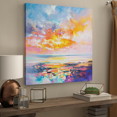 Hebridean Particles by Scott Naismith - Wrapped Canvas Painting