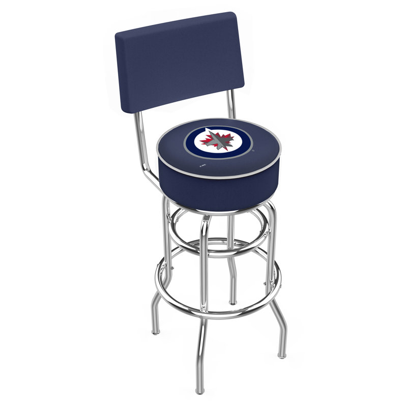 Tabouret tournant 25 "avec coussin NHL, Winnipeg Jets