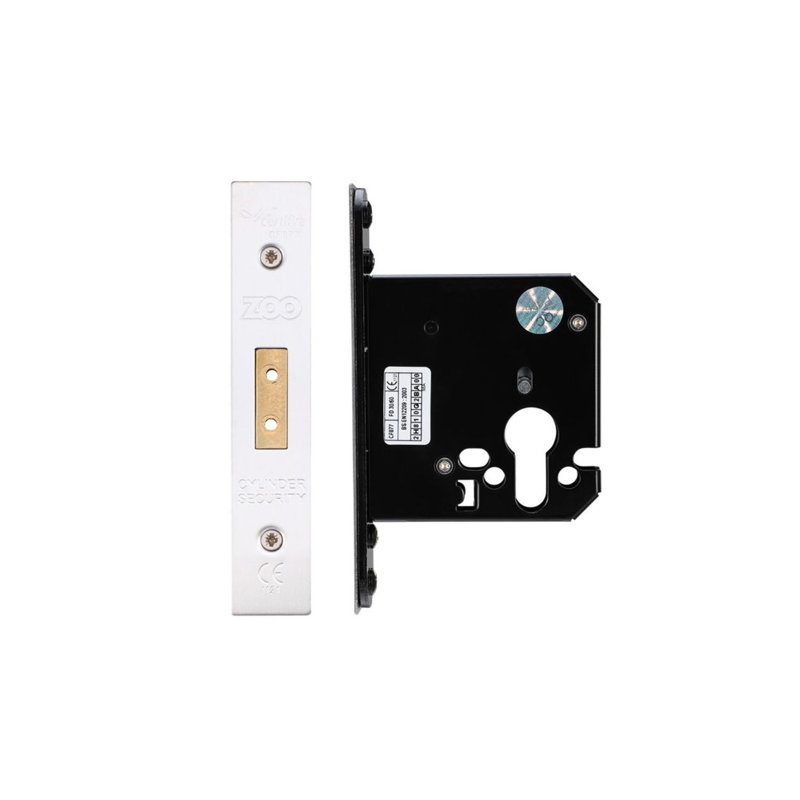 Euro Profile Dead Lock, Stainless Steel