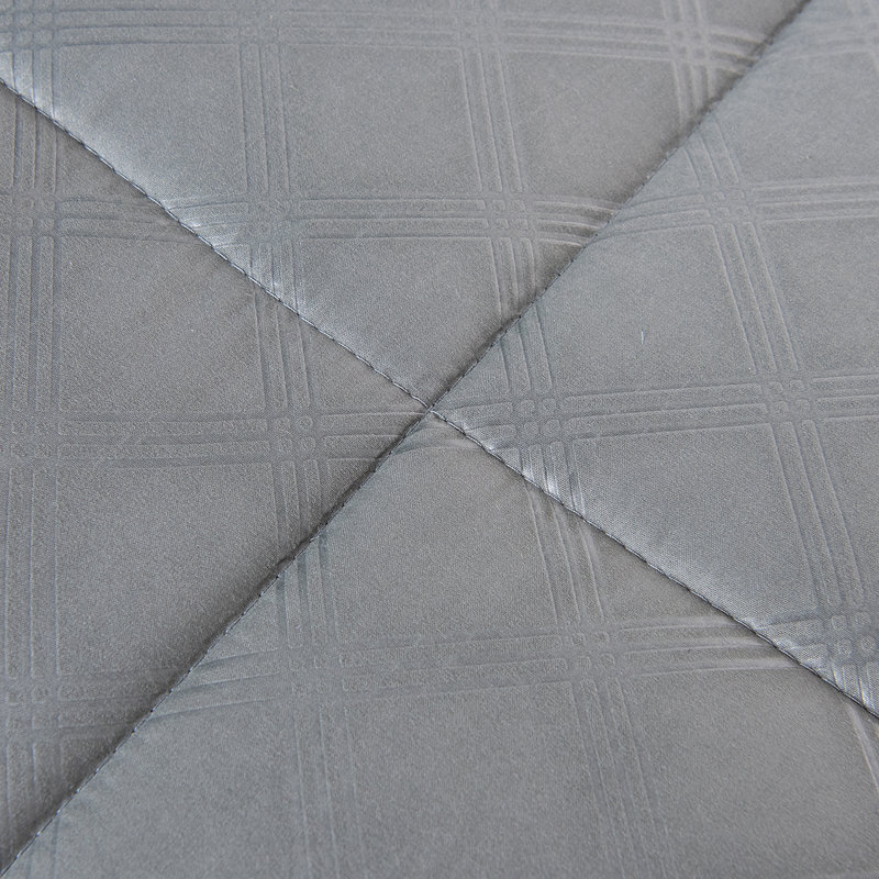 COMFORTER-SET20210310 Geometric Shapes Comforter, Queen Comforter + 9 Additional Pieces, Gray