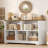 5 Cube Bookshelf, 2 Tier Low Storage Organizer Book Shelf, Freestanding Open Bookcase For Home Office, Living Room And Bedroom, White & Natural