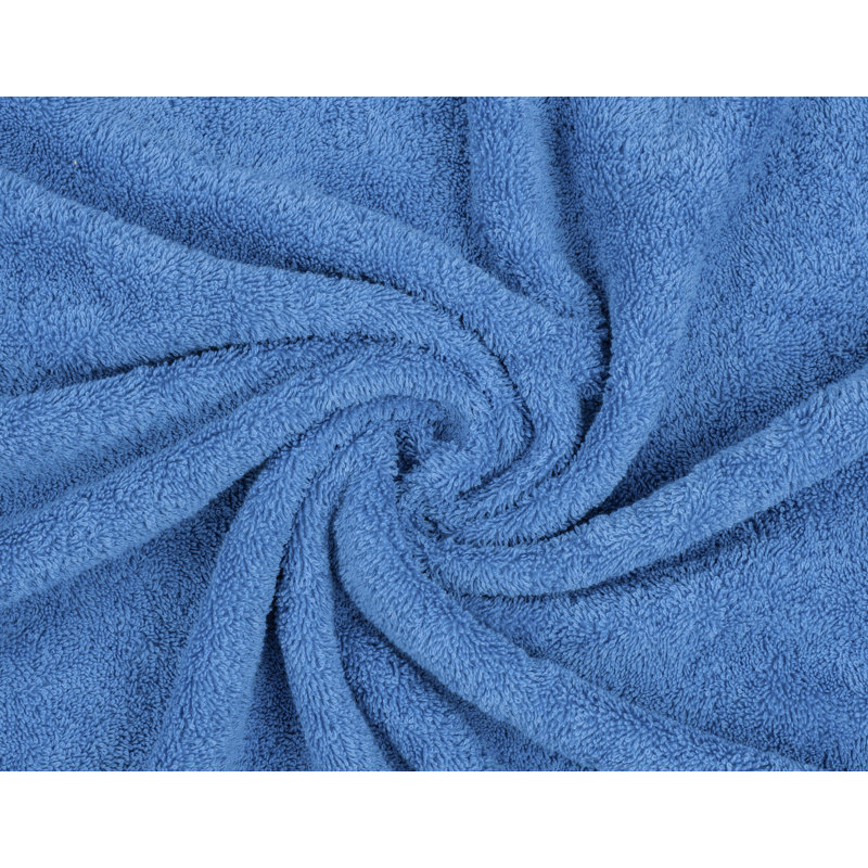 100% Cotton Premium Turkish Bath Towel Set, 6 Piece Super Soft and Absorbent Darcelle Collection, Electric Blue