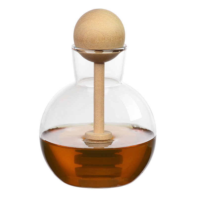 Bote-1018-all Glass Decorative Bottle