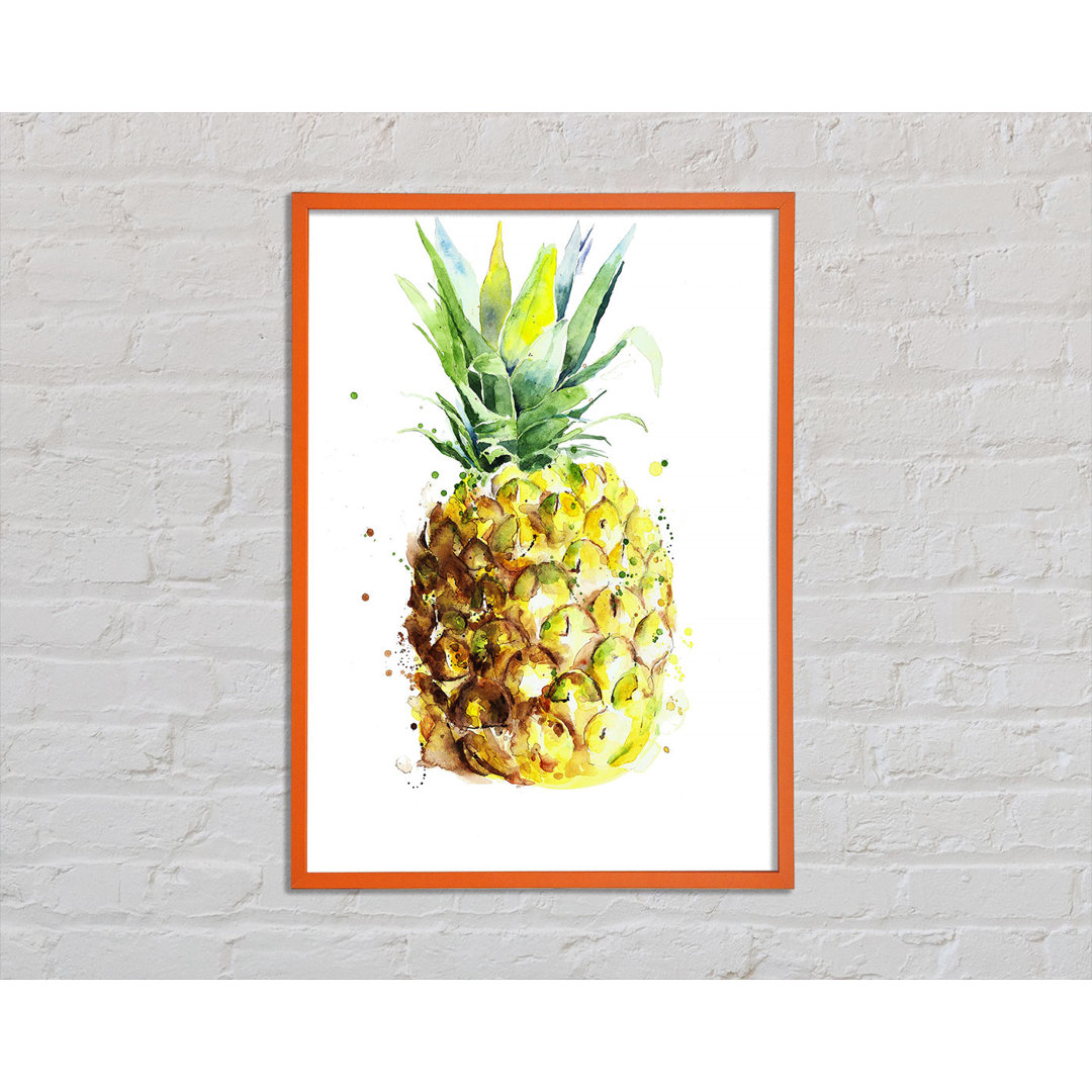 Alberdia Pineapple - Einzelner Bilderrahmen Kunstdrucke