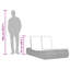  Chaise longue double avec coussins en rotin de polyester noir-1495032432