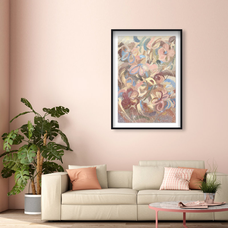 Moving Eden Print by Oliver Gal, 46.5"H x 31.5"W, Black Shadowbox