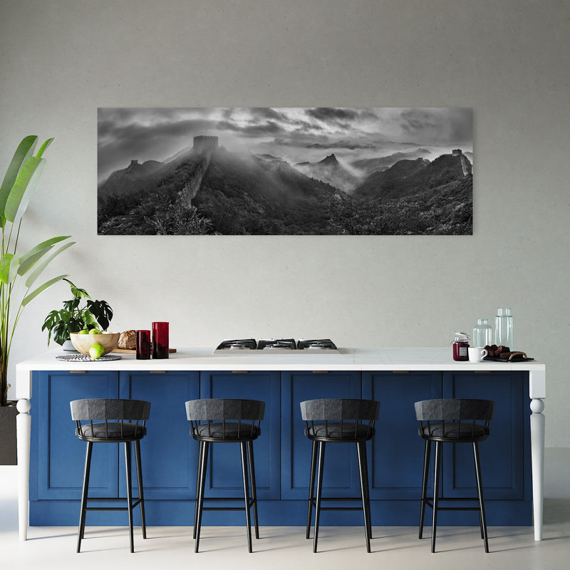 Great Wall Mountain Fog by Yan Zhang - Wrapped Canvas Panoramic Print, 50.8 cm H x 152.4 cm W