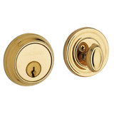 Traditional Single Cylinder Deadbolt for 1-5/8" Bore Hole