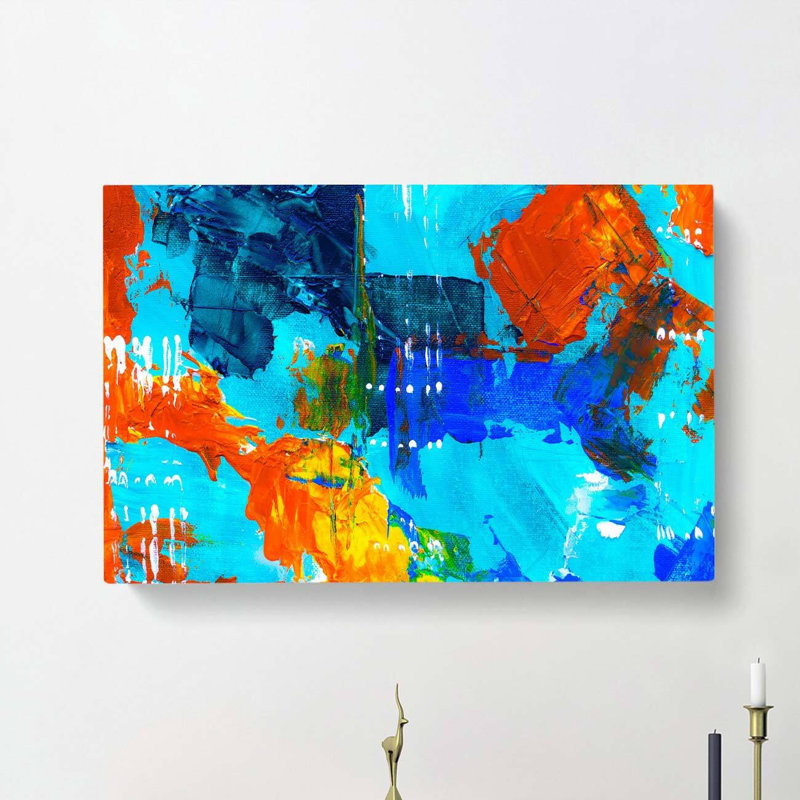 Abstract Art Painting Vol.244 by S.Johnson - Wrapped Canvas, 40cm H x 60cm W x 3cm D