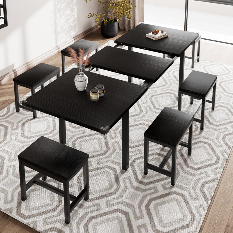 Norb 8 - Person Four Leg Dining Set