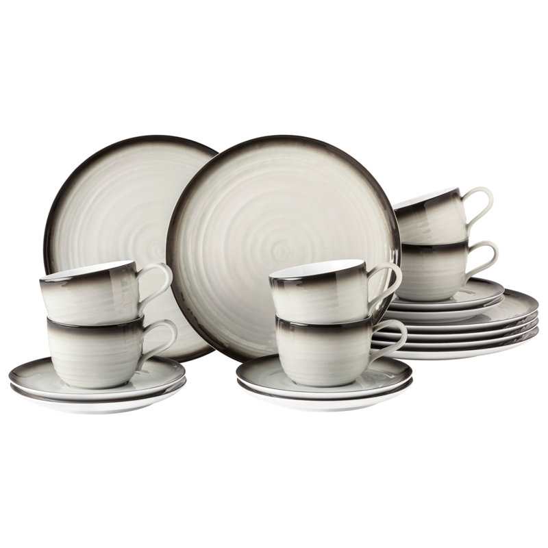 Piece Porcelain Dinnerware Set - Service for 6