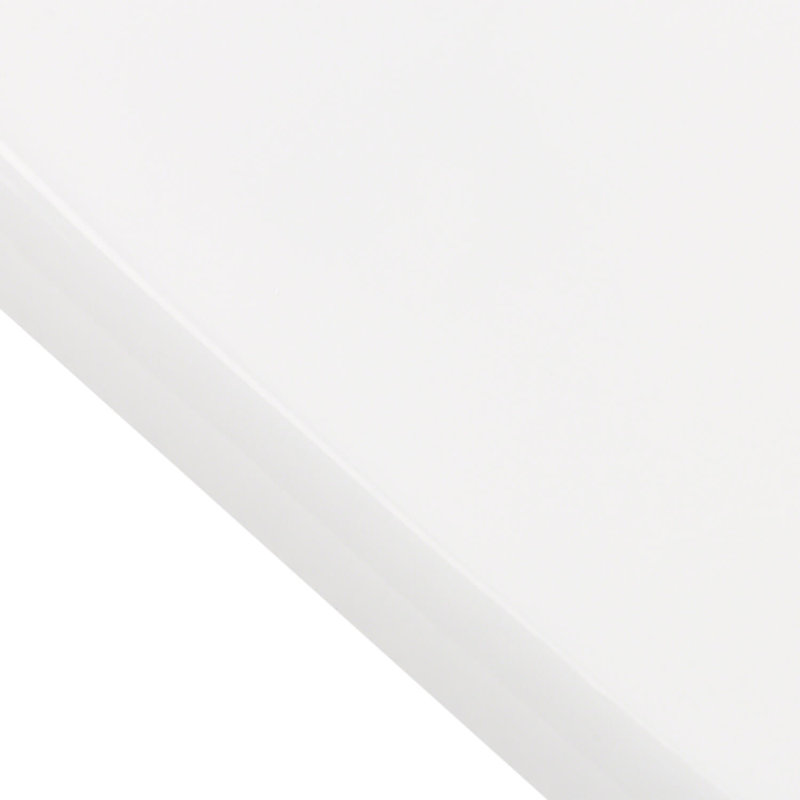 Manchester 3x12 Glossy Ceramic Bullnose, Bianco White