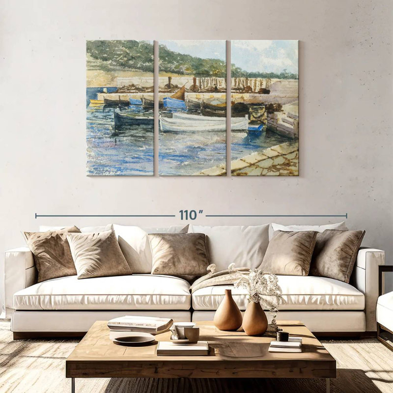 Mehar Classic Boats, 48" H x 74" W