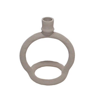 Aluminium Candleholder 6.75"H