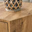 Table basse hexagonale en MDF avec tiroirs