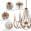 6-Light Dimmable Candle Style Chandelier-361824982