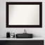 Miroir de salle de bain mural non biseauté 29,5 po x 23,5 po Portico-1002102365