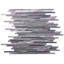 Waterfall Linear Glass And Metal Mosaic Tile-61209338