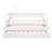 Twin Xl Wood Daybed With 2 Trundles, 3 Storage Cubbies, 1 Light For Free And Usb Charging Design-1539251269