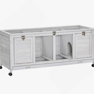 Versatile Rabbit Hutch With Multiple Convenient Features For Pet Care