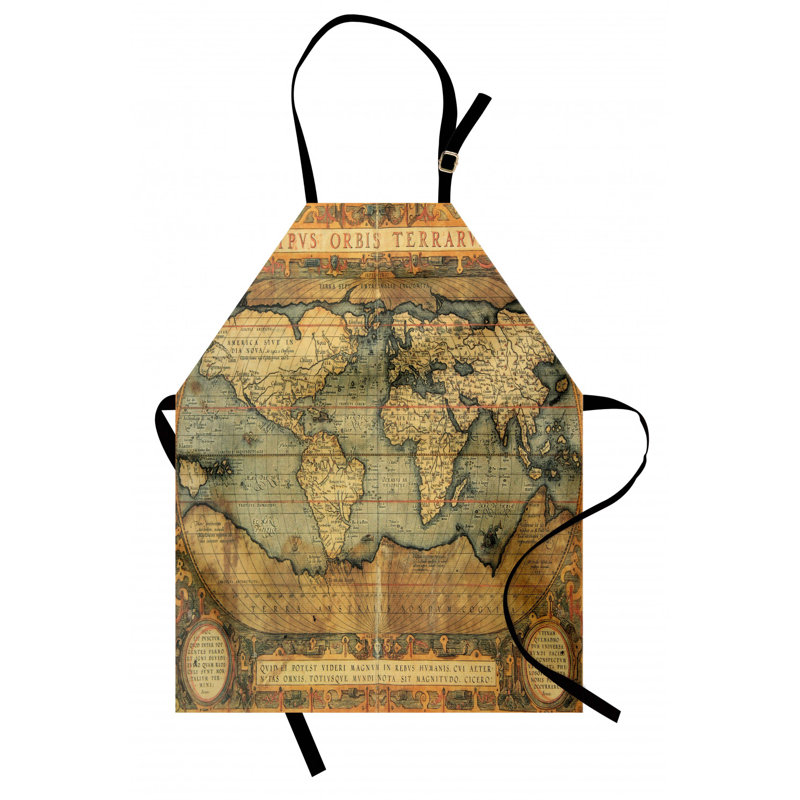 Tablier de carte du monde