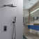 Complete Shower System with Rough-in Valve with 10 Inches Rain Shower Head
