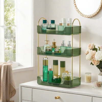 Makeup Organizer 3-Tier Skincare Organizer Countertop