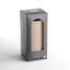 Grande bougie colonne sans flamme champagne-491908931