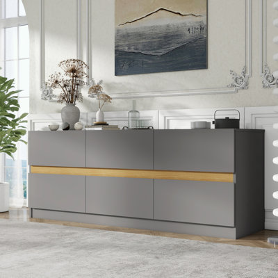 6 Drawer Dresser Long Dresser