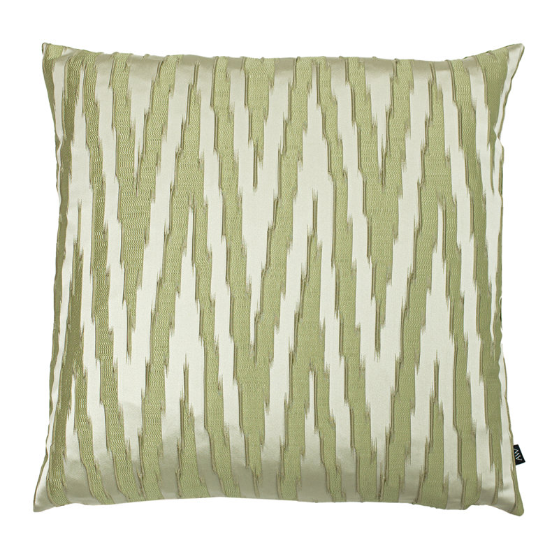 Cabrera Chevron Square Throw Pillow Cover, Pillow Cover Only - No Insert, Fern/Olive