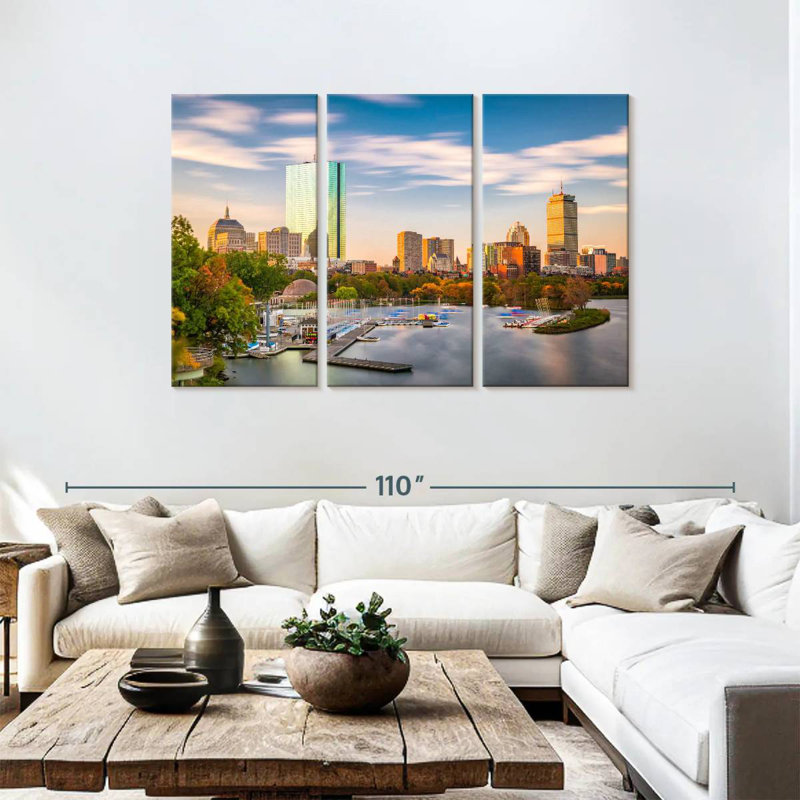 Rorry Charles River Dock Boston, 48" H x 74" W