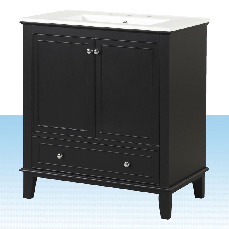Meuble-lavabo simple 30 po avec plateau Seph